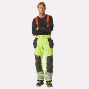 Alna 2.0 Hi Vis Winter Insulated Construction Bib Trousers Class 2