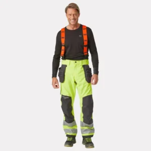 Alna 2.0 Hi Vis Waterproof Shell Construction Bib Trousers Class 2
