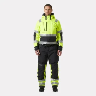 Alna 2.0 Hi Vis Insulated Winter Suit offers wind and waterproof protection