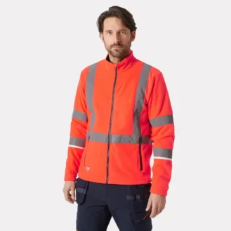 UC-ME Hi Vis Fleece Jacket combines high visibility with warmth and comfort