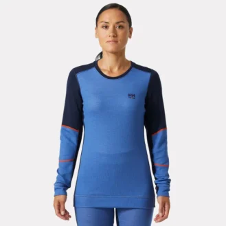 Women's LIFA Base Layer Merino Crewneck offers moisture management, keeping you dry and warm