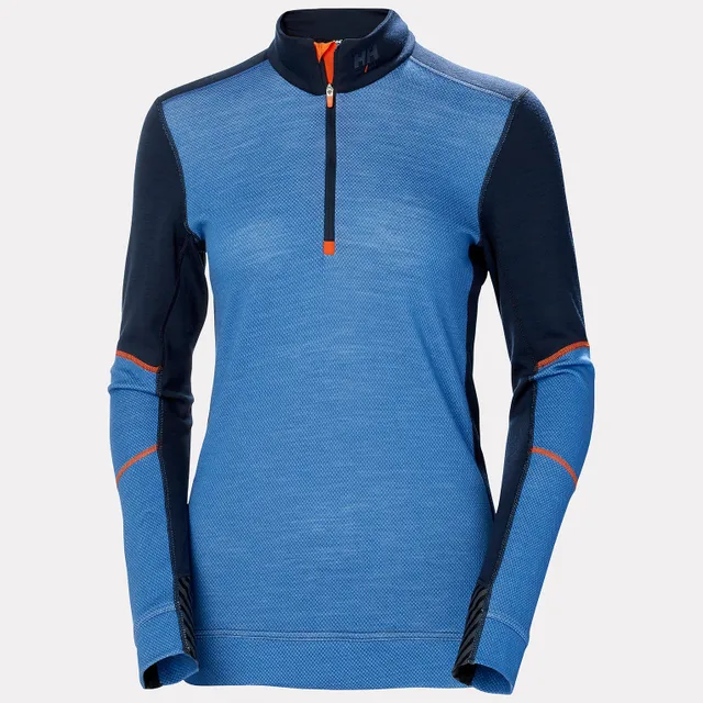 Women's LIFA Base Layer Merino Half Zip offers warmth, moisture-wicking, and breathability