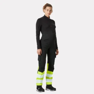 The Women's Alna 4X Hi Vis Maternity Work Trousers, brings mobility, comfort and protection