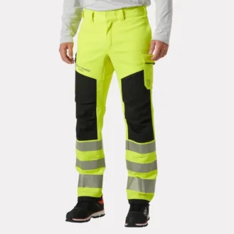 Fyre Work Trousers Class 2 offer high visibility, durability, and comfort, engineered