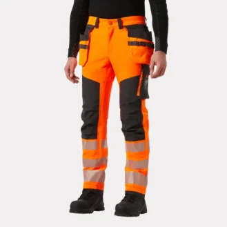 ICU Hi Vis Construction Trousers Class 2 offer comfort, durability, and full movability