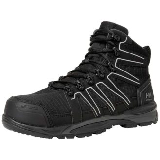 Manchester Composite-Toe Safety Mid Shoes S3S feature composite toe protection and a slip-resistant