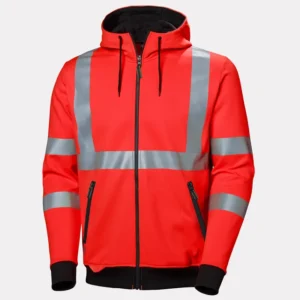 Addvis Hi Vis Zip Hoodie