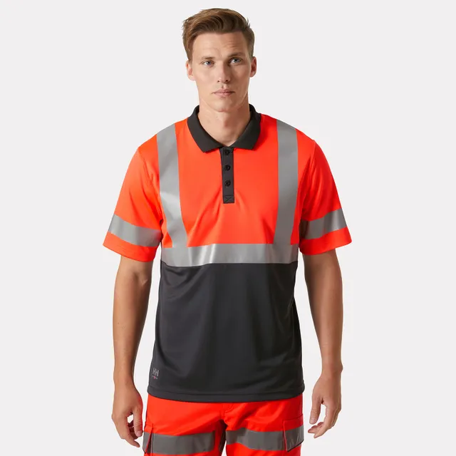 The Addvis Hi Vis Polo Class 1 combines professional style with high visibility and comfort
