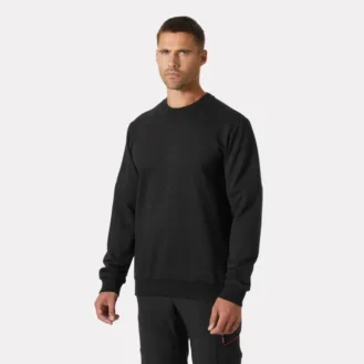 The The Helly Hansen Evo Sweatshirt brings the casual to work with jobsite-ready quality and comfort. Accented with a raised Workwear logo